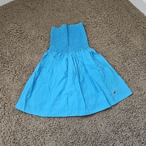 Hollister Vibrant Blue Smocked Top